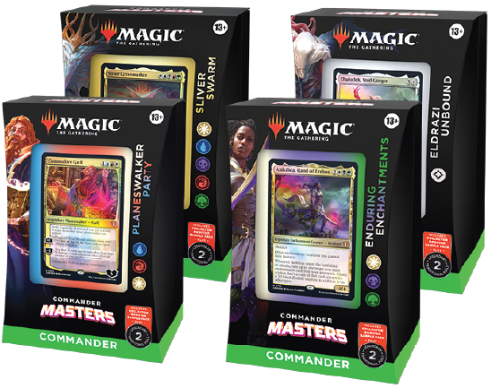 Commander Masters - 1 Deck de cada - Magic: The Gathering - MoxLand