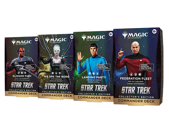 Commander Star Trek Edição de Colecionador - 1 Deck de cada