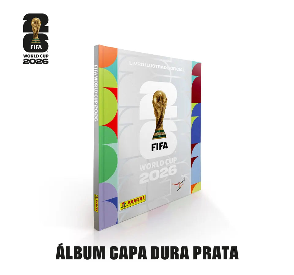 Copa Do Mundo 2026 - Álbum Capa Dura Prata - FIFA WORLD CUP 2026™️ - Panini - MoxLand