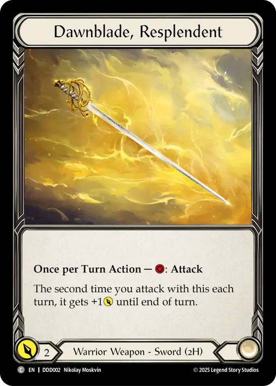 Dawnblade, Resplendent - Flesh and Blood TCG - MoxLand