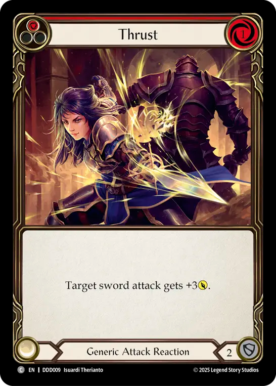 Thrust (Red) - Flesh and Blood TCG - MoxLand