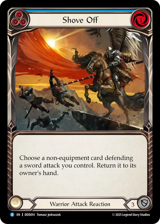 Shove Off (Blue) - Flesh and Blood TCG - MoxLand