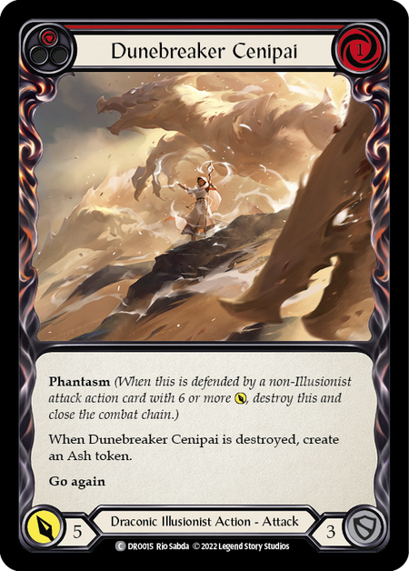 Dunebreaker Cenipai (Red) - Flesh and Blood TCG - MoxLand