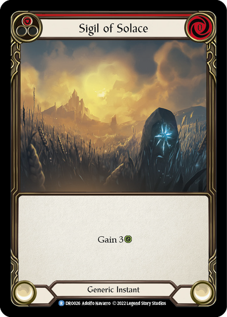 Sigil of Solace (Red) - Flesh and Blood TCG - MoxLand