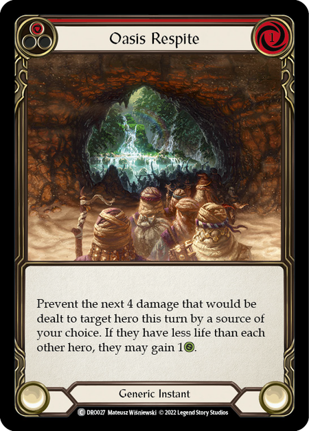 Oasis Respite (Red) - Flesh and Blood TCG - MoxLand
