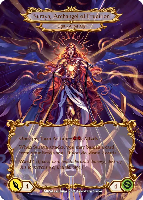 Figment of Erudition (Yellow) // Suraya, Archangel of Erudition - Flesh and Blood TCG - MoxLand