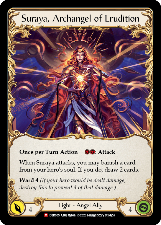 Figment of Erudition (Yellow) // Suraya, Archangel of Erudition - Flesh and Blood TCG - MoxLand