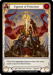 Figment of Protection (Yellow) // Aegis, Archangel of Protection - Flesh and Blood TCG - MoxLand