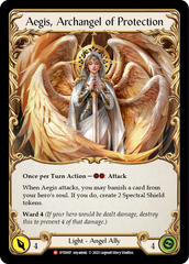 Figment of Protection (Yellow) // Aegis, Archangel of Protection - Flesh and Blood TCG - MoxLand