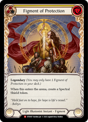 Figment of Protection (Yellow) // Aegis, Archangel of Protection - Flesh and Blood TCG - MoxLand