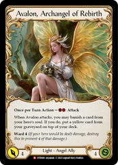 Figment of Rebirth (Yellow) // Avalon, Archangel of Rebirth - Flesh and Blood TCG - MoxLand