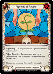 Figment of Rebirth (Yellow) // Avalon, Archangel of Rebirth - Flesh and Blood TCG - MoxLand