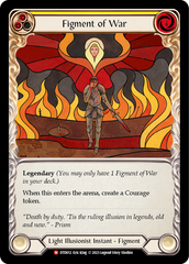 Figment of War (Yellow) // Bellona, Archangel of War - Flesh and Blood TCG - MoxLand