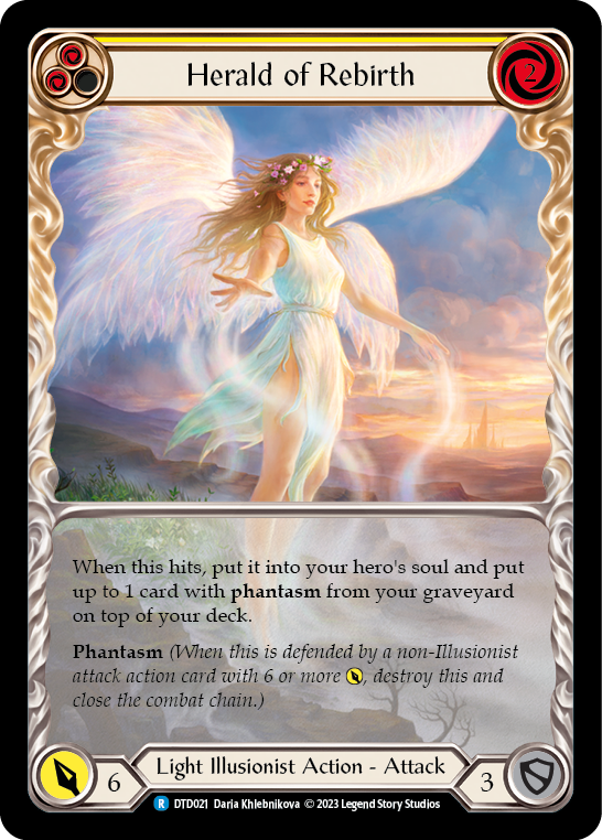 Herald of Rebirth (Yellow) - Flesh and Blood TCG - MoxLand
