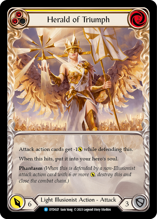 Herald of Triumph (Yellow) - Flesh and Blood TCG - MoxLand