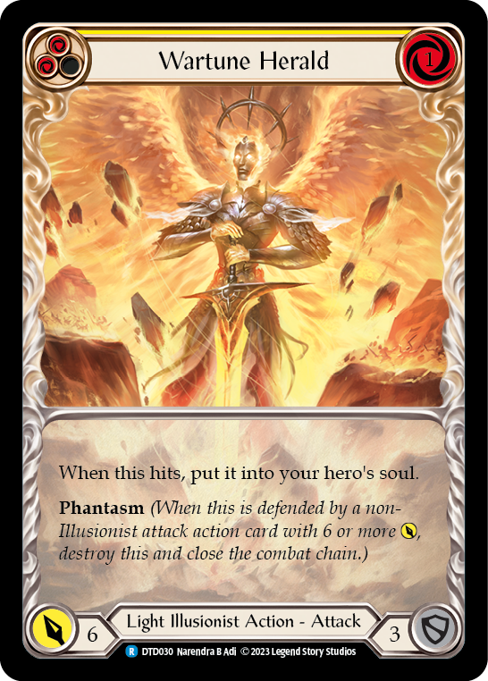 Wartune Herald (Yellow) - Flesh and Blood TCG - MoxLand