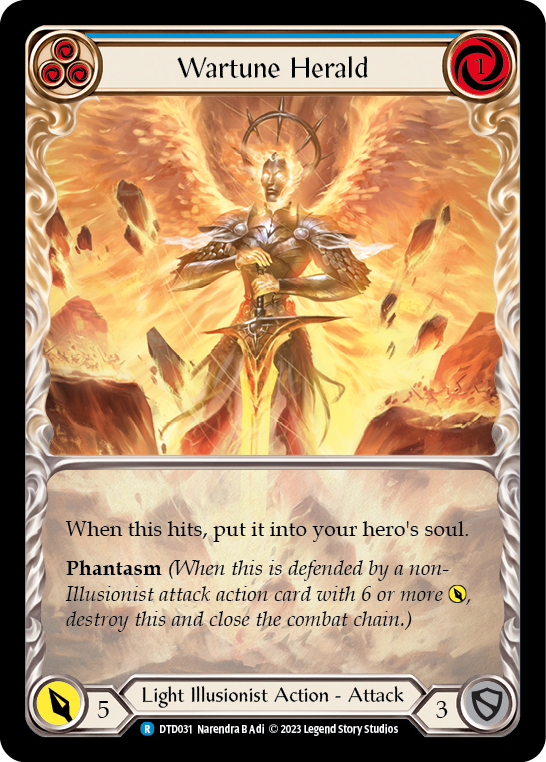 Wartune Herald (Blue) - Flesh and Blood TCG - MoxLand