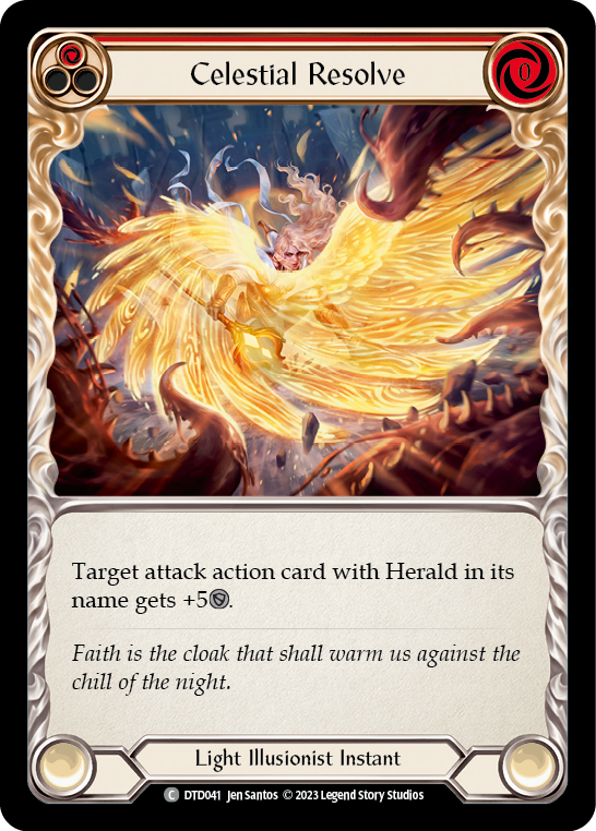 Celestial Resolve (Red) - Flesh and Blood TCG - MoxLand