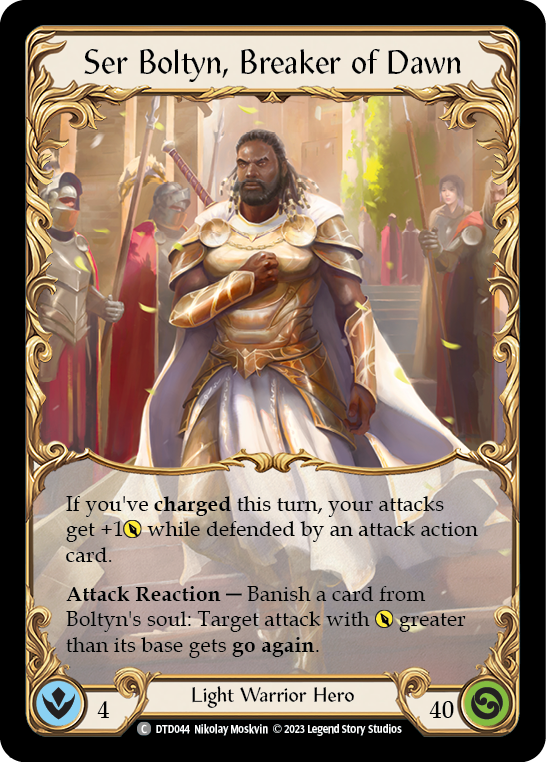 Ser Boltyn, Breaker of Dawn - Flesh and Blood TCG - MoxLand