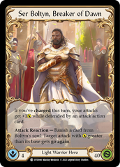 Ser Boltyn, Breaker of Dawn - Flesh and Blood TCG - MoxLand