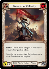 Banneret of Gallantry (Yellow) - Flesh and Blood TCG - MoxLand
