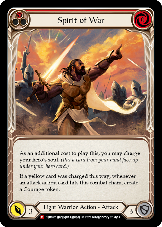 Spirit of War (Red) - Flesh and Blood TCG - MoxLand