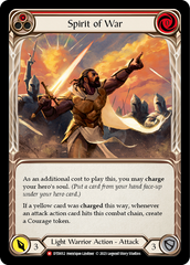 Spirit of War (Red) - Flesh and Blood TCG - MoxLand