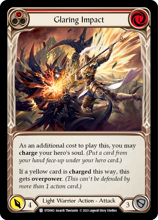 Glaring Impact (Red) - Flesh and Blood TCG - MoxLand