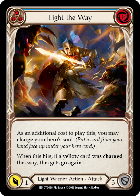 Light the Way (Blue) - Flesh and Blood TCG - MoxLand