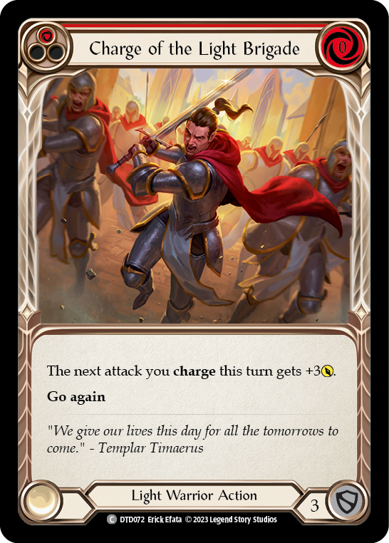 Charge of the Light Brigade (Red) - Flesh and Blood TCG - MoxLand