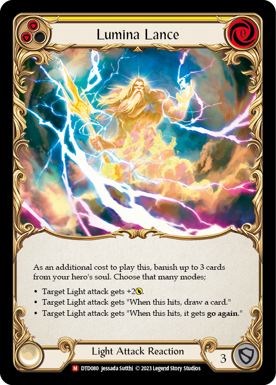 Lumina Lance (Yellow) - Flesh and Blood TCG - MoxLand