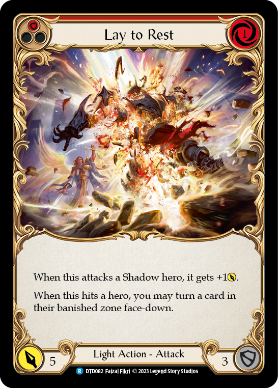 Lay to Rest (Red) - Flesh and Blood TCG - MoxLand