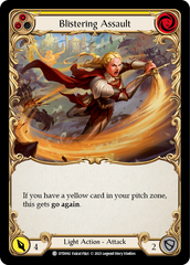 Blistering Assault (Yellow) - Flesh and Blood TCG - MoxLand