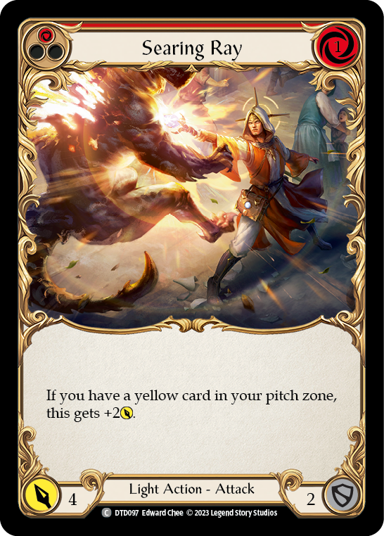 Searing Ray (Red) - Flesh and Blood TCG - MoxLand