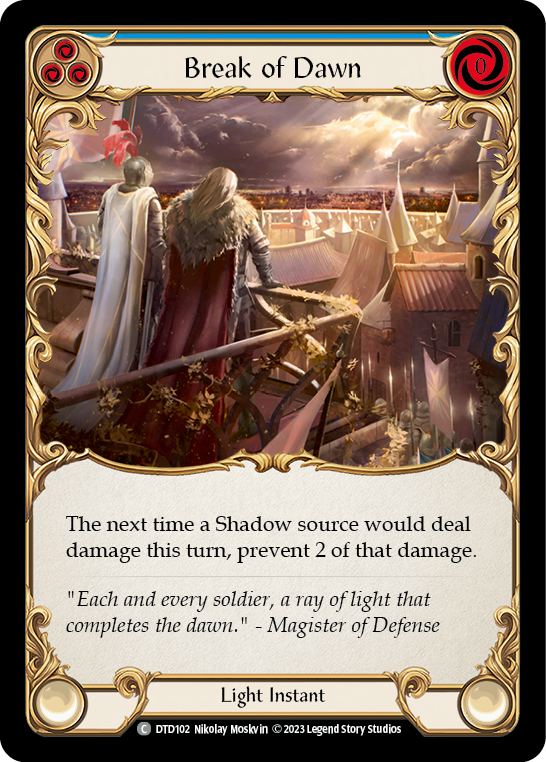 Break of Dawn (Blue) - Flesh and Blood TCG - MoxLand