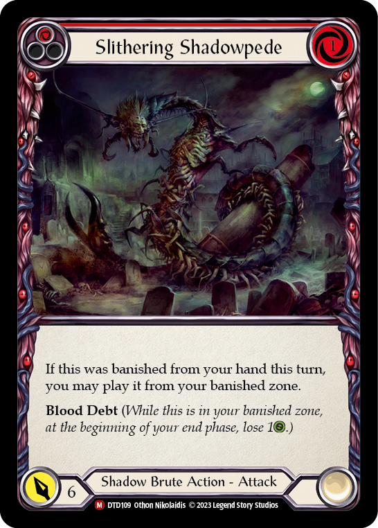Slithering Shadowpede (Red) - Flesh and Blood TCG - MoxLand