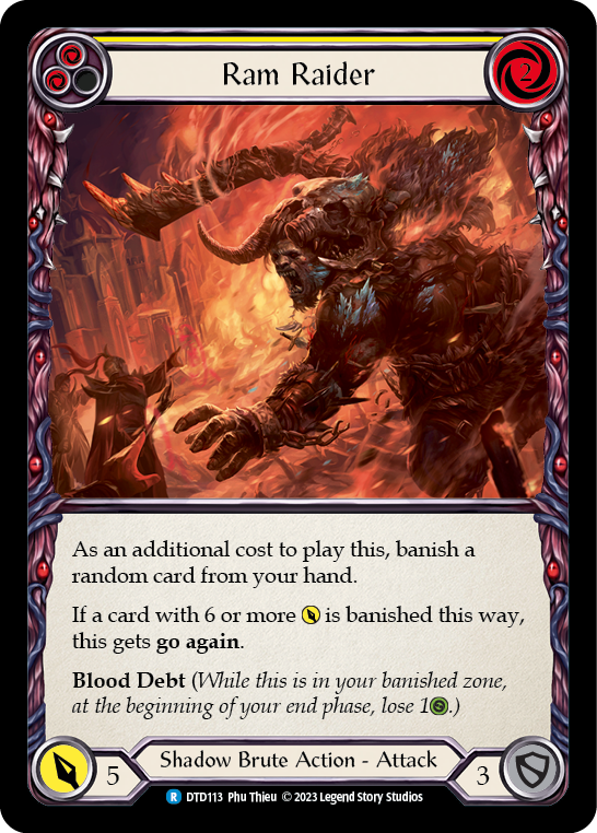 Ram Raider (Yellow) - Flesh and Blood TCG - MoxLand