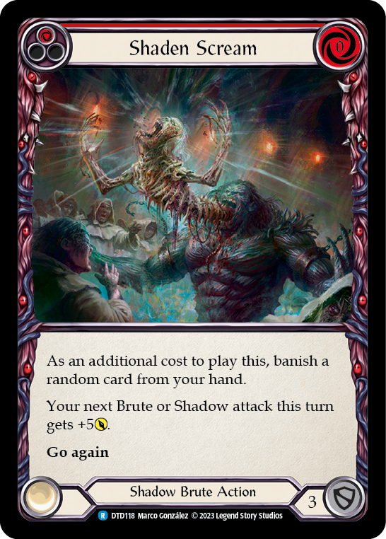 Shaden Scream (Red) - Flesh and Blood TCG - MoxLand