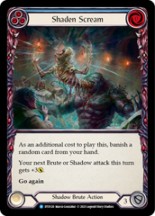 Shaden Scream (Blue) - Flesh and Blood TCG - MoxLand