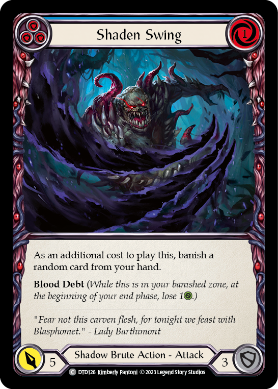 Shaden Swing (Blue) - Flesh and Blood TCG - MoxLand
