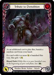 Tribute to Demolition (Yellow) - Flesh and Blood TCG - MoxLand