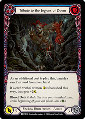 Tribute to the Legions of Doom (Blue) - Flesh and Blood TCG - MoxLand