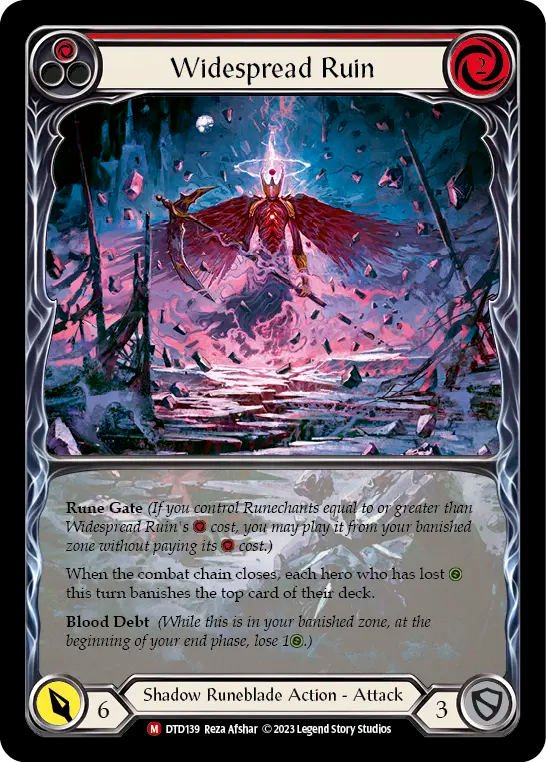 Widespread Ruin (Red) - Flesh and Blood TCG - MoxLand