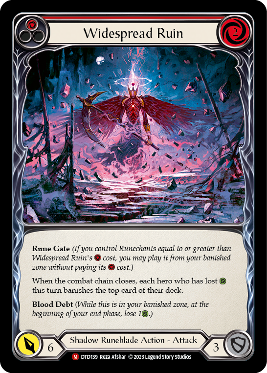 Widespread Ruin (Red) - Flesh and Blood TCG - MoxLand
