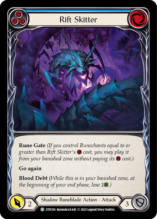 Rift Skitter (Blue) - Flesh and Blood TCG - MoxLand