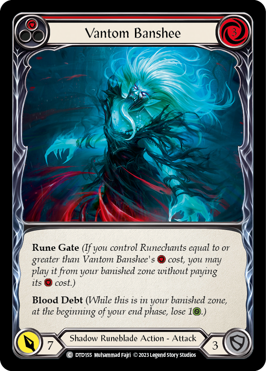 Vantom Banshee (Red) - Flesh and Blood TCG - MoxLand