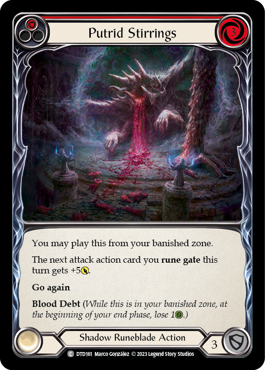 Putrid Stirrings (Red) - Flesh and Blood TCG - MoxLand