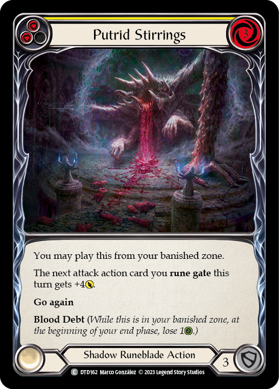 Putrid Stirrings (Yellow) - Flesh and Blood TCG - MoxLand