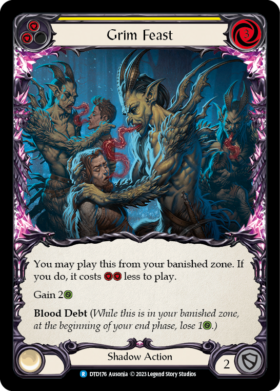 Grim Feast (Yellow) - Flesh and Blood TCG - MoxLand