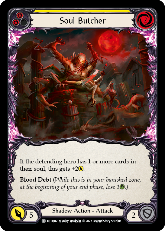Soul Butcher (Yellow) - Flesh and Blood TCG - MoxLand